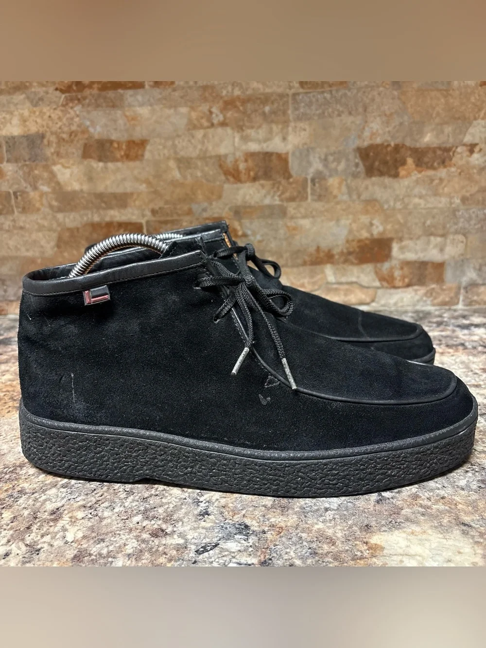 Vintage Y2K FUBU Black Suede Shoes Size 11